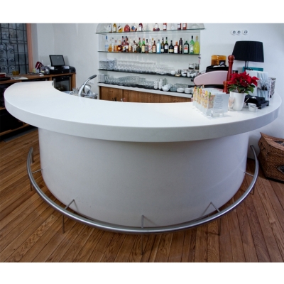Latest model round shaped industrial bar counter