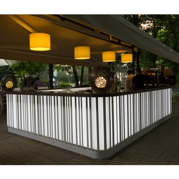 Luxury Elegant Design Artificial Stone Salad Bar Counter