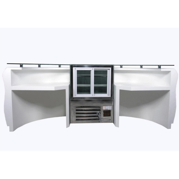 Round marble stone kitchen bar table dining counter