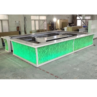 LED Color Changed Bar Furniture Coffee Bar Counter...