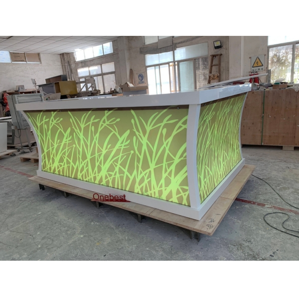 Led Bar Counter Outdoor Wave Acrylic Event Table