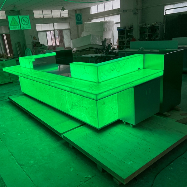 Exclusive Interior Design RGB Led Bar Counter Exported to USA