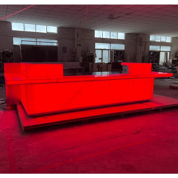 Exclusive Interior Design RGB Led Bar Counter Exported to USA