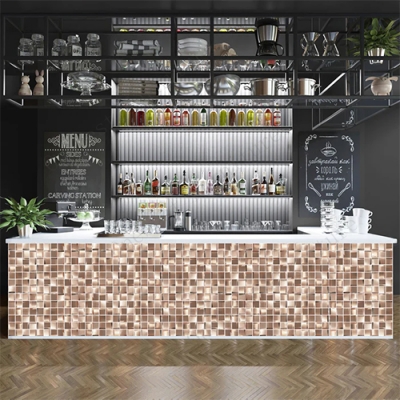 Modern Design Mosaic Led Bar Counter Bar Stools