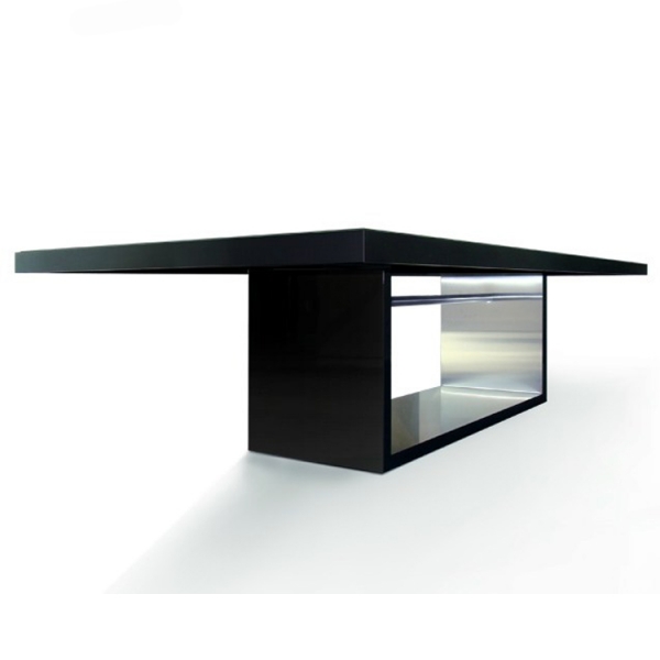 Black high quality customized conference meeting table