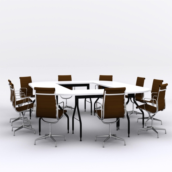 Square shape luxury table for big conference room