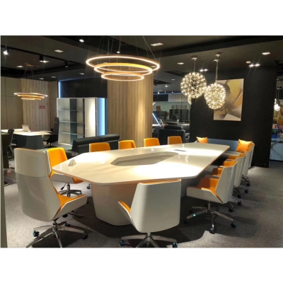 Exported USA Design White Rhombus Conference Table ...