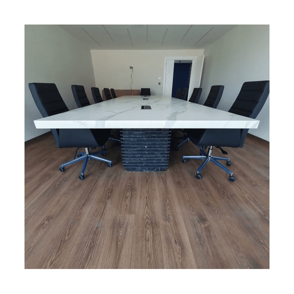 Quartz Marble Stone Executive Boardroom Table Modern Conference Desk