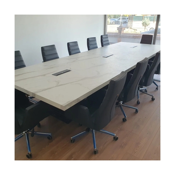 Quartz Marble Stone Executive Boardroom Table Modern Conference Desk