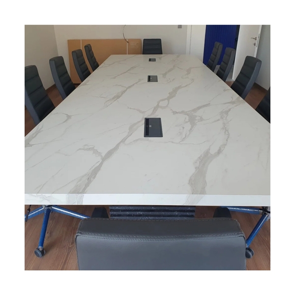 Quartz Marble Stone Executive Boardroom Table Modern Conference Desk