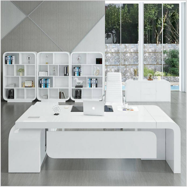 Modern Table Furniture Crystal Office Desk Side Table Set
