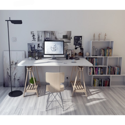 Cheap Price Home White Office Desk Modern...