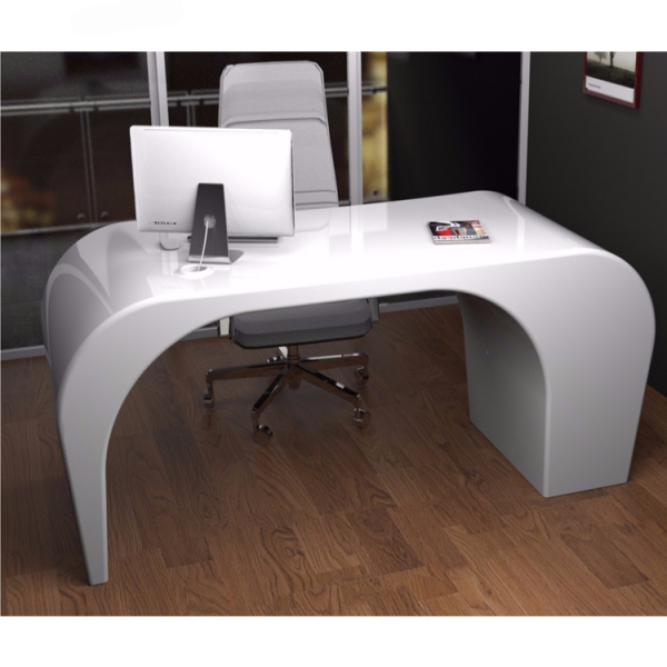 Round Corner Colorful Manager Desk Office Table