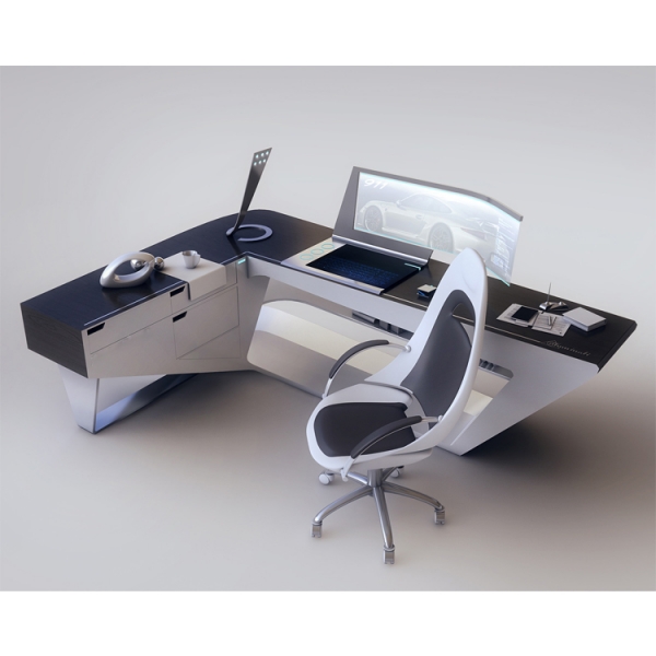 L shape furniture executive office table ceo desk