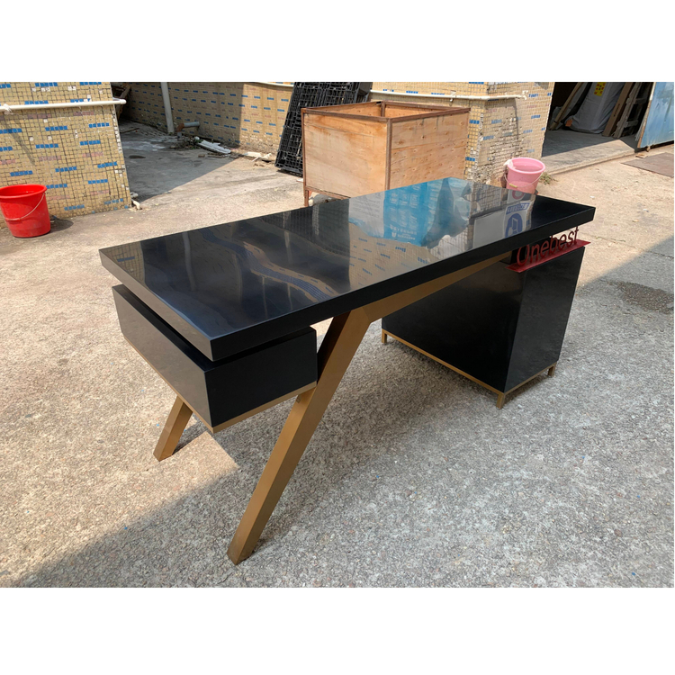 New Black Home Office Study Desk Working Table