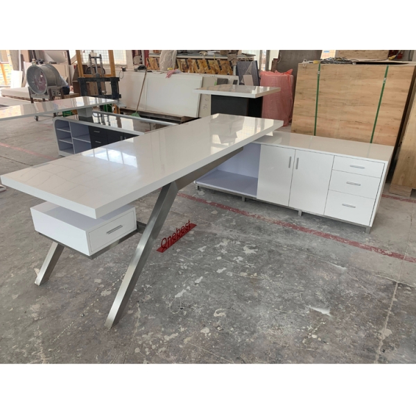 Office Desk Furniture With Storage Cabinet Ceo Director Table
