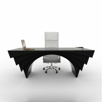 Factory Price Dious Black Executive Modern Office Desk
