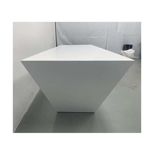 Waiting Room Area Vip Office Desk with Solid Surface Under Storage