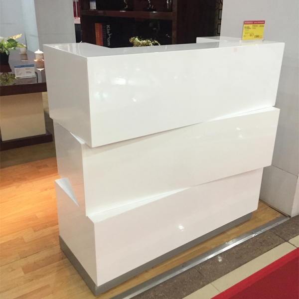 China Factory Supply Marble Reception Desk Cash Counter