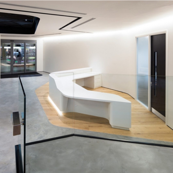 Vietnam Design High Reception Desk Size Led Counters
