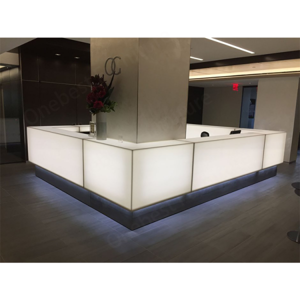 Factory Price Storefront Sign Acrylic Led Light Reception Desk