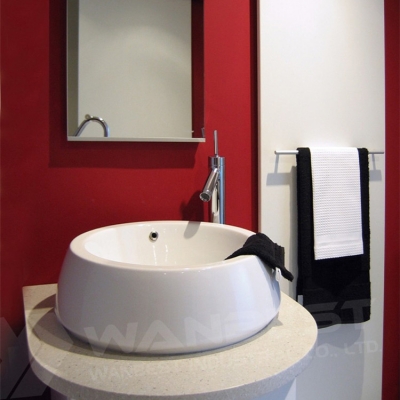 Corian Acrylic Solid Surface Bathroom Cabinet Wash B...