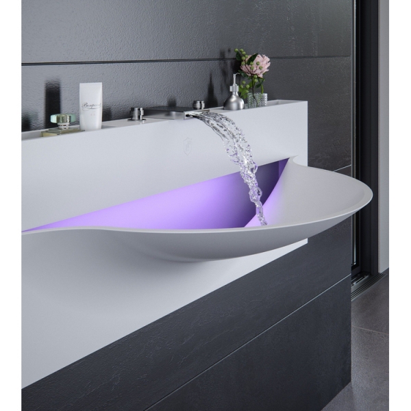 Modern Under Counter Wash Basin Designs with Led Light